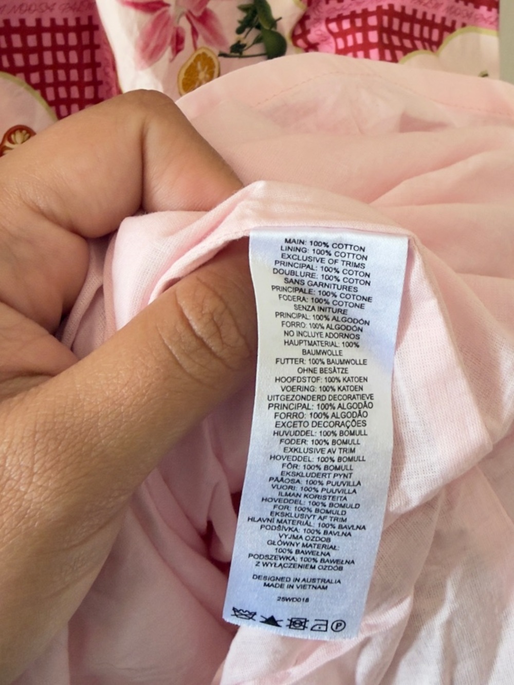 PALM. NOSSA Carter Dress 100% Cotton Poplin - Picture 6 of 6
